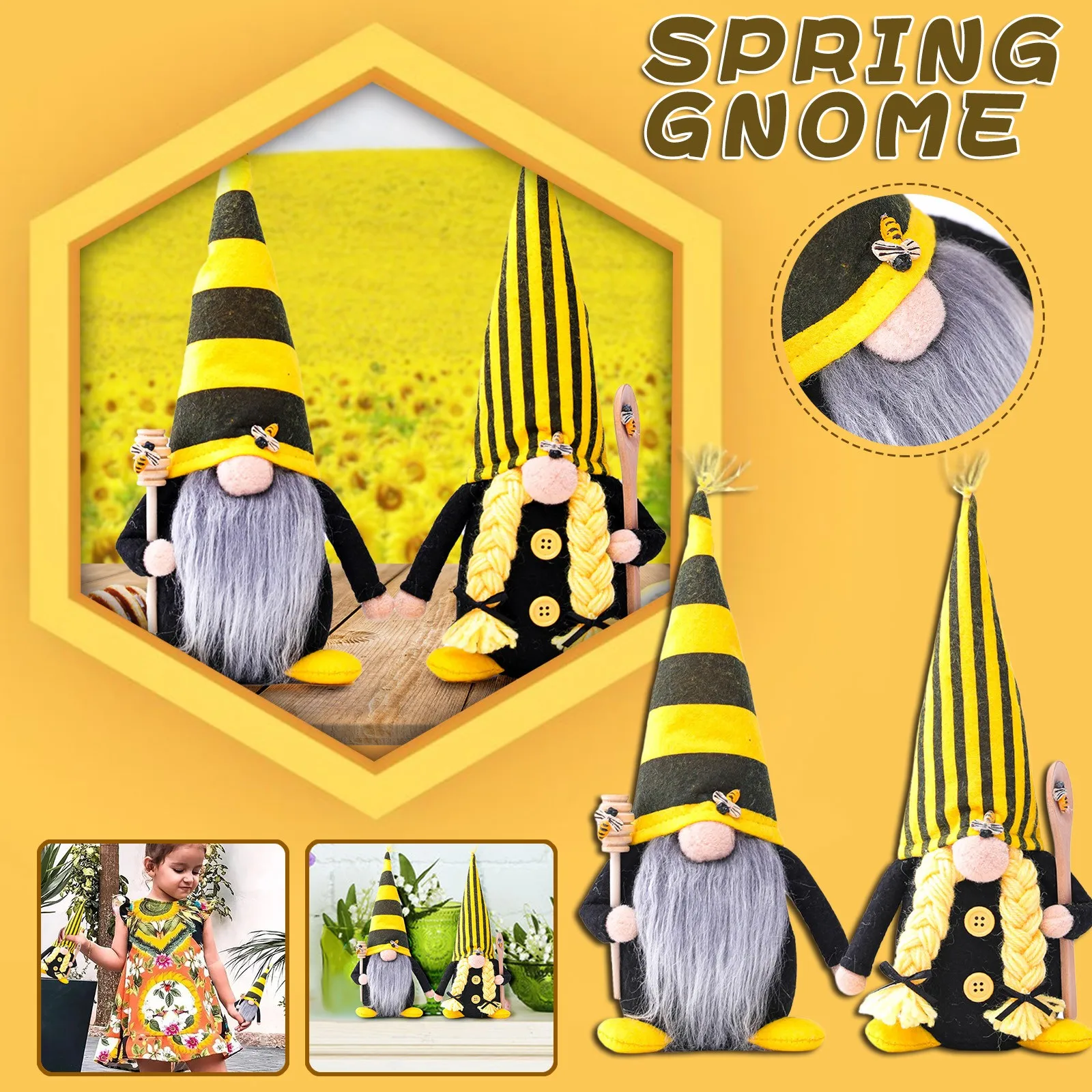 Miniature Christmas Gnomes Bee Home Tomte Honey Bee Gnome Swedish Elfs Striped Decoration & en Girls Ornament Sparkly Ornament
Miniature Christmas Gnomes Bee Home Tomte Honey Bee Gnome Swedish Elfs Striped Decoration & en Girls Ornament Sparkly Ornament