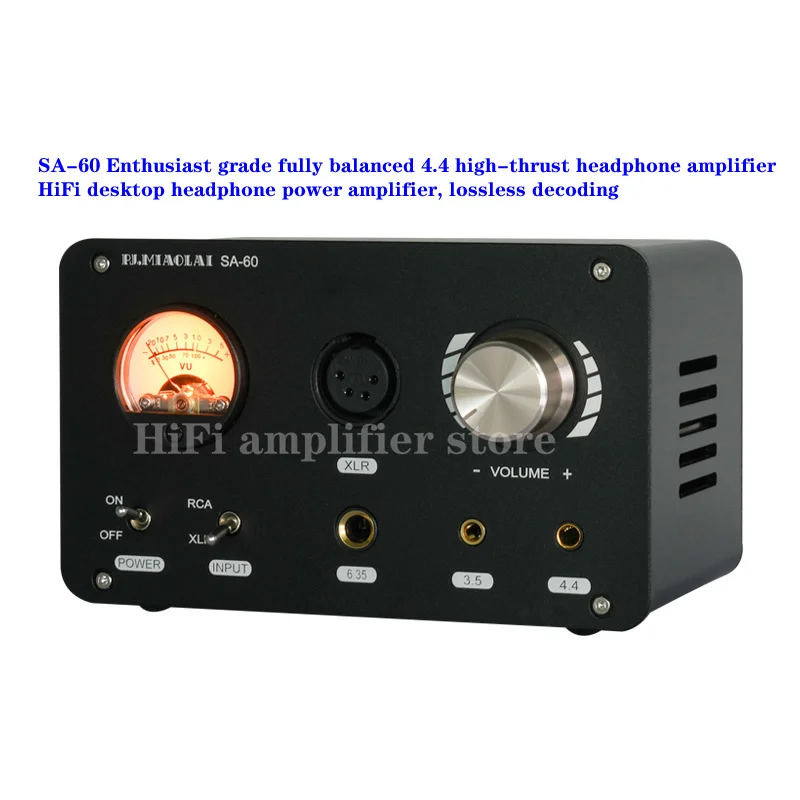 Полностью сбалансированный усилитель для наушников высокой тяги 4,4, усилитель мощности для наушников Hi-Fi рабочего стола, декодирование без потерь, совпадение: 16-600 Ом