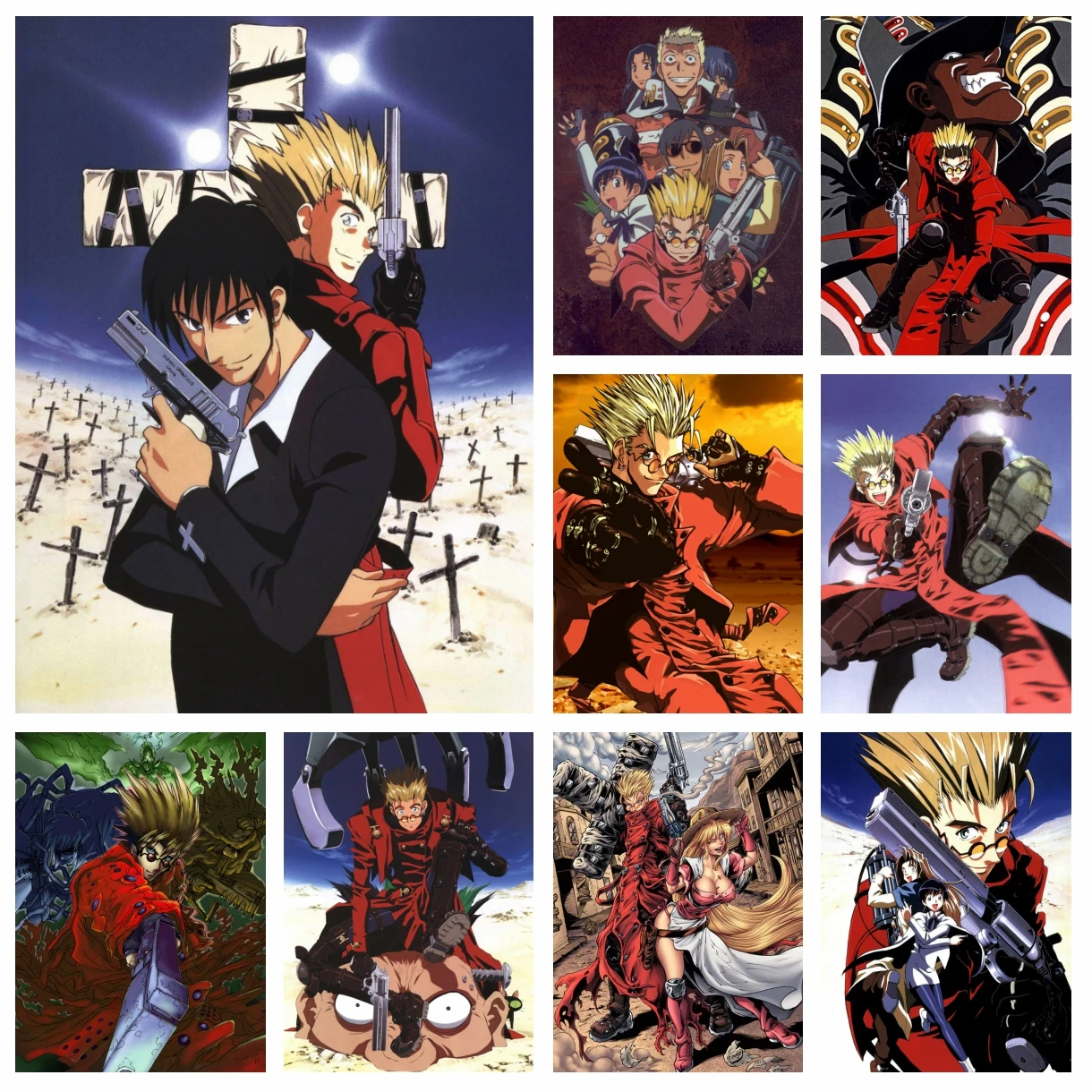 DIY Trigun Anime Diamond Rhinestone Painting Japanese Cartoon Cross Stitch Embroidery Picture Mosaic Craft Full Drill Home Decor
DIY Trigun Anime Diamond Rhinestone Painting Japanese Cartoon Cross Stitch Embroidery Picture Mosaic Craft Full Drill Home Decor