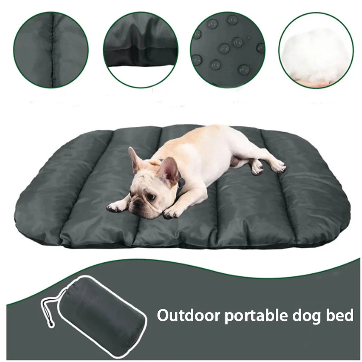 Fall/winter Foldable Pet Sleeping Mat Oxford Waterproof Breathable Washable Outdoor Non-slip Folding Bed Cats Dogs 
Fall/winter Foldable Pet Sleeping Mat Oxford Waterproof Breathable Washable Outdoor Non-slip Folding Bed Cats Dogs