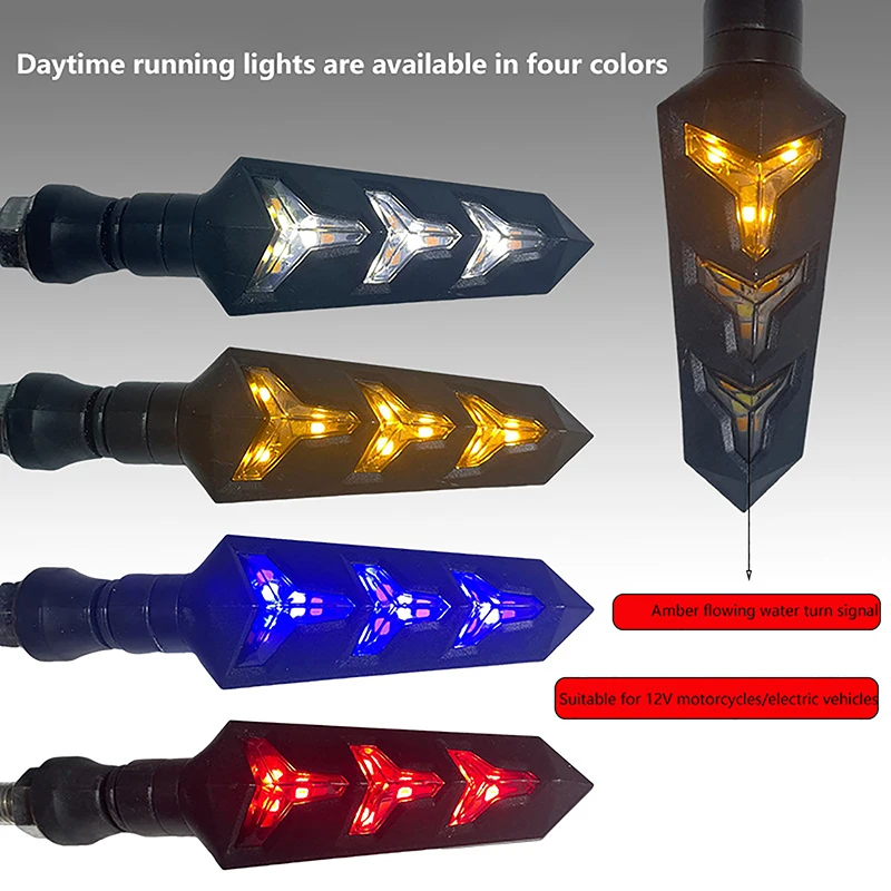 Motorcycle Fishbone Lamp Turn Signal Lights Motorcycle Indicators Front Rear Lights Universal Brake Lights Flowing LED Lights
Motorcycle Fishbone Lamp Turn Signal Lights Motorcycle Indicators Front Rear Lights Universal Brake Lights Flowing LED Lights