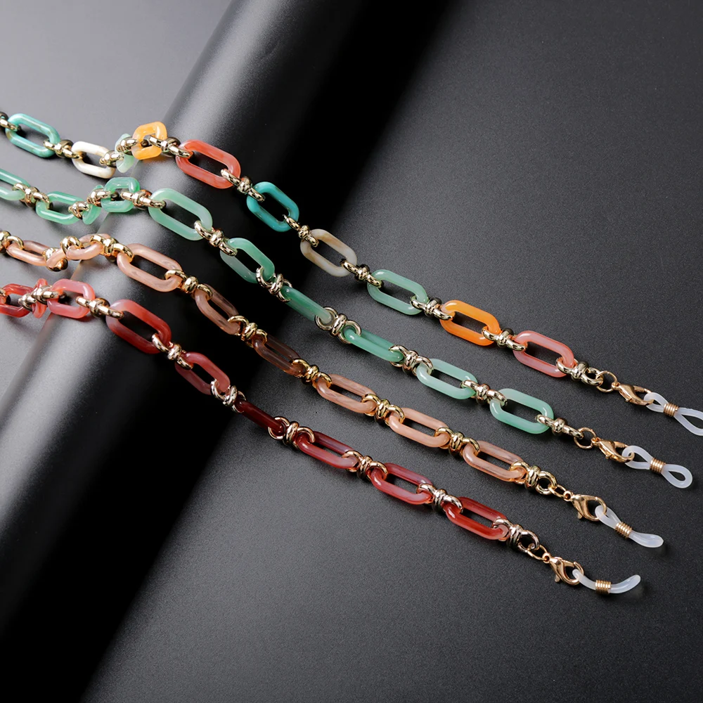 Eyeglass Masking Chains Acrylic Link Sunglasses Glasses Cord Holder Reading Eyewear Lanyard Necklace Strap Rope Neck For Women
Eyeglass Masking Chains Acrylic Link Sunglasses Glasses Cord Holder Reading Eyewear Lanyard Necklace Strap Rope Neck For Women