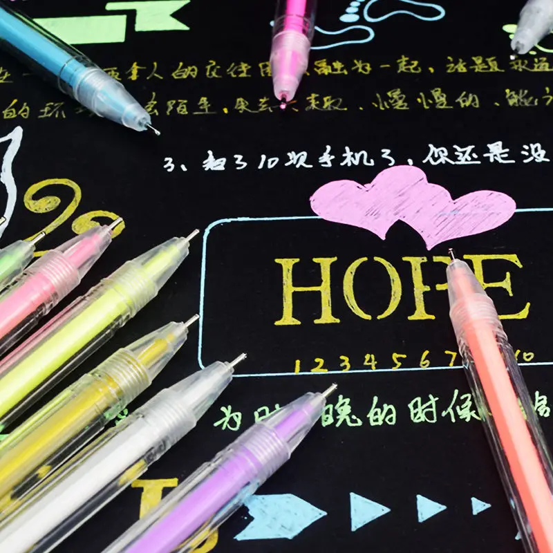 12-Colors Student Painting High-gloss Pen Graffiti Pen Environmental Protection Paint Pen Outdoor Advertising Note Marker Pen
12-Colors Student Painting High-gloss Pen Graffiti Pen Environmental Protection Paint Pen Outdoor Advertising Note Marker Pen
