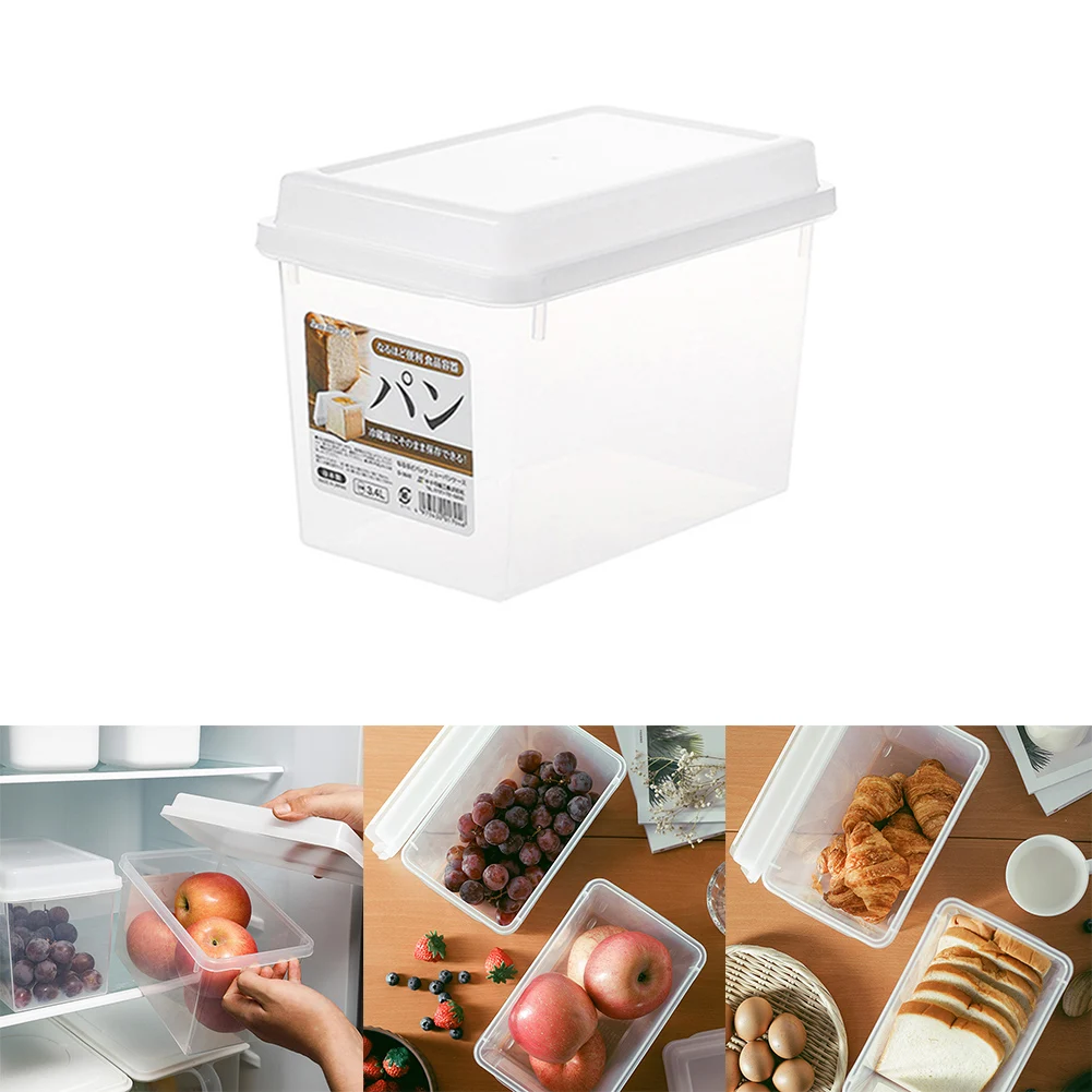 Bread Toast Refrigerator Crisper Storage Box Kitchen Plastic Food Container Box Bread Storage Box Fruit Plastic Food Container
Bread Toast Refrigerator Crisper Storage Box Kitchen Plastic Food Container Box Bread Storage Box Fruit Plastic Food Container