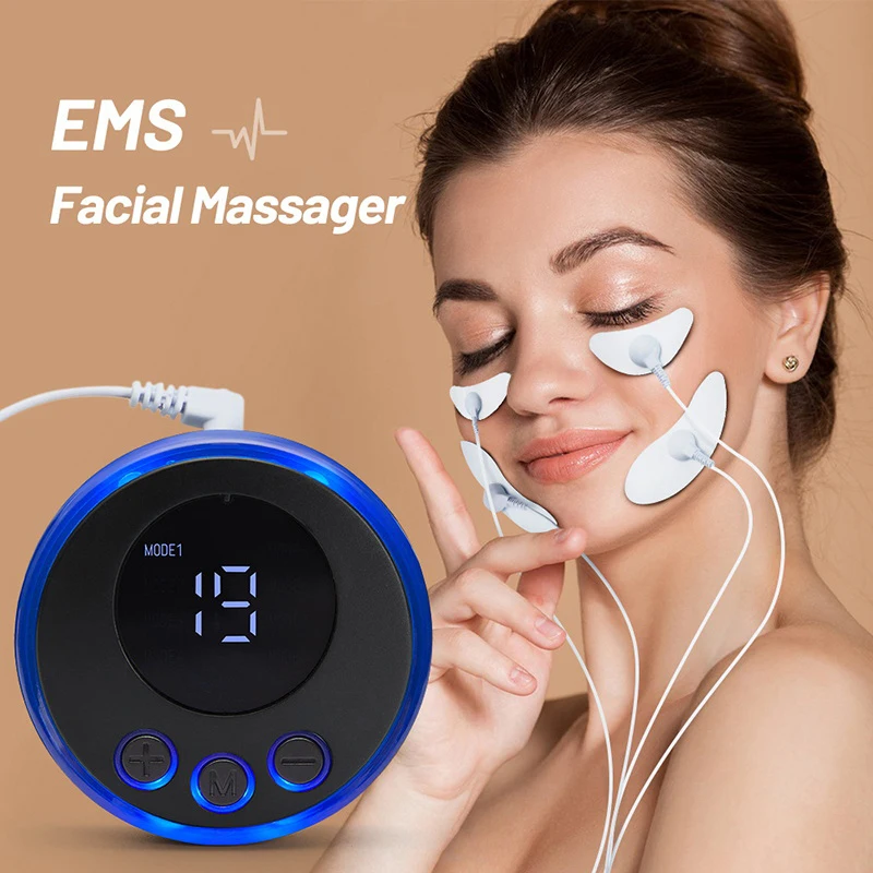 

EMS Facial Massager Current Muscle Stimulator Facial Lifting Eye Beauty Devic Neck Face Lift Skin Tightening Anti-Wrinkle New