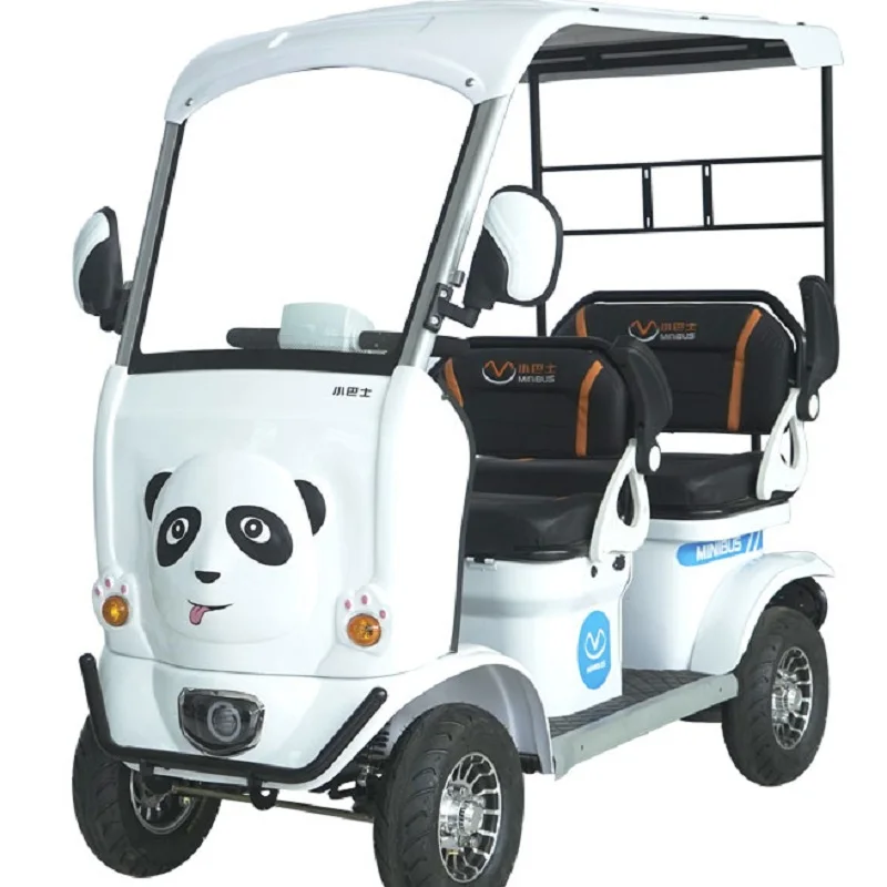 60V 800W Black Gold Battery Electric Four-wheel Tour Bus Environmentally for Children
60V 800W Black Gold Battery Electric Four-wheel Tour Bus Environmentally for Children