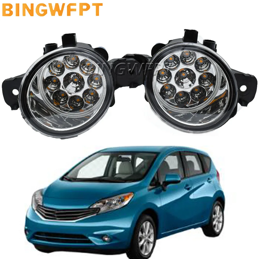 2PCS Car Right + Left Fog Light Assembly For Nissan Versa Note 2014-2016 LED Fog Daytime Running Lamp DRL H11 12V
2PCS Car Right + Left Fog Light Assembly For Nissan Versa Note 2014-2016 LED Fog Daytime Running Lamp DRL H11 12V