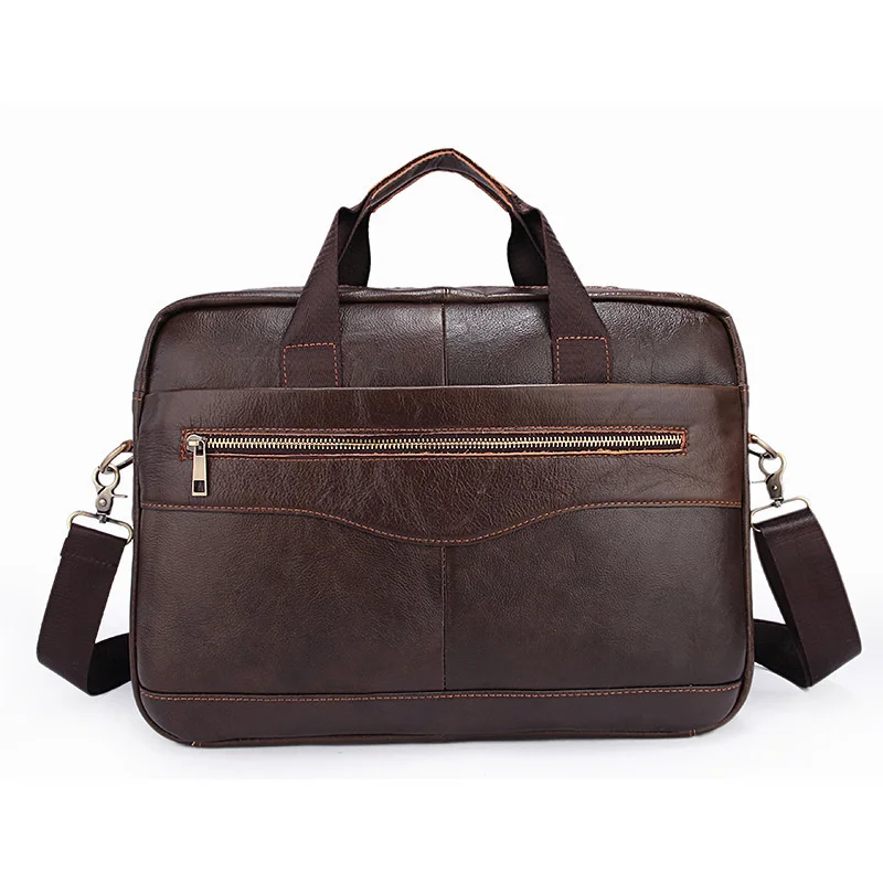 

Genuine Leather Male Package Man Leisure Time Business Affairs Briefcase Cross Section Men's Single Shoulder Satchel Handbag