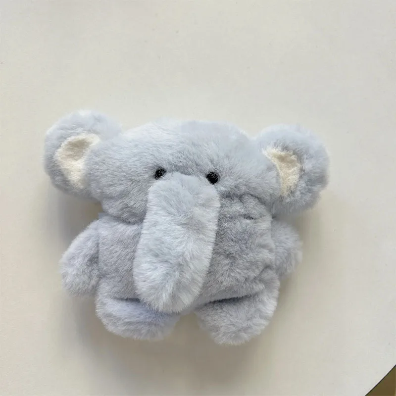

Cute Plush Baby Elephant Earphone Case for AirPods 1 2 3 Pro Air Pods Pro2 Wireless Bluetooth Charging Box Cartoon Cover Korea