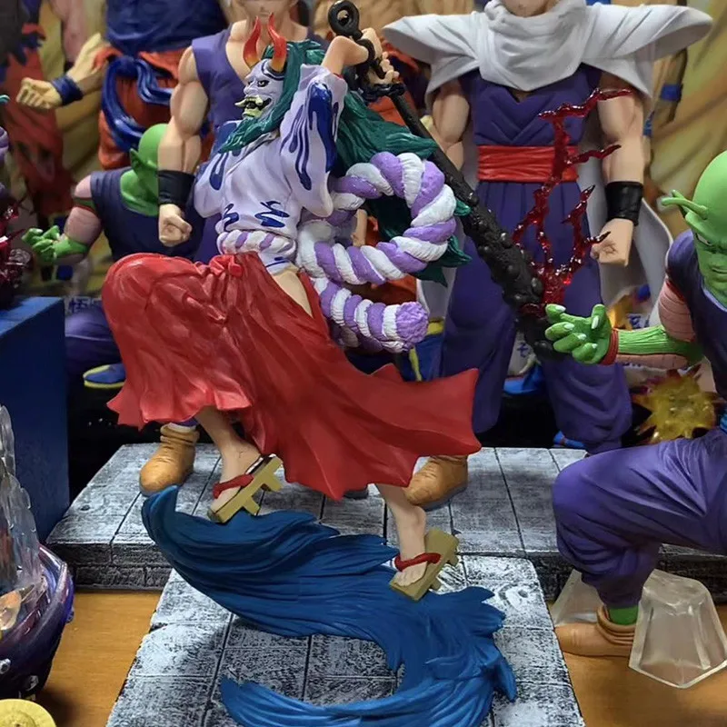 One Piece Yamato Anime Figure Thunder Bagua 23cm Pvc Figurine Statue Collectible Model Doll Decoration Ornaments Toys Gift Kids
One Piece Yamato Anime Figure Thunder Bagua 23cm Pvc Figurine Statue Collectible Model Doll Decoration Ornaments Toys Gift Kids
