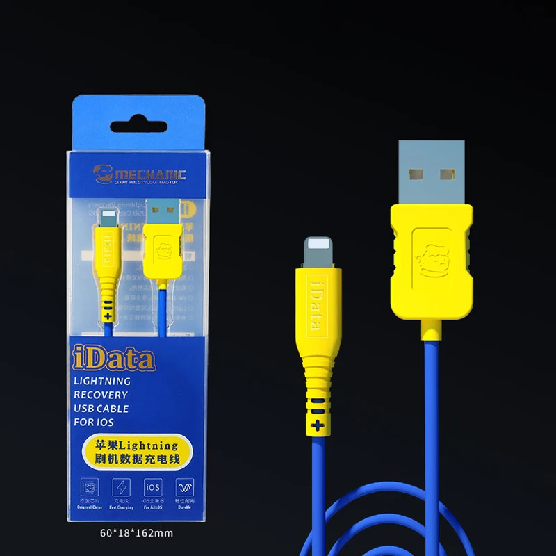 USB-кабель для зарядки и передачи данных MECHANIC iData DFU Lightning для IOS iphone ipad ipod
USB-кабель для зарядки и передачи данных MECHANIC iData DFU Lightning для IOS iphone ipad ipod