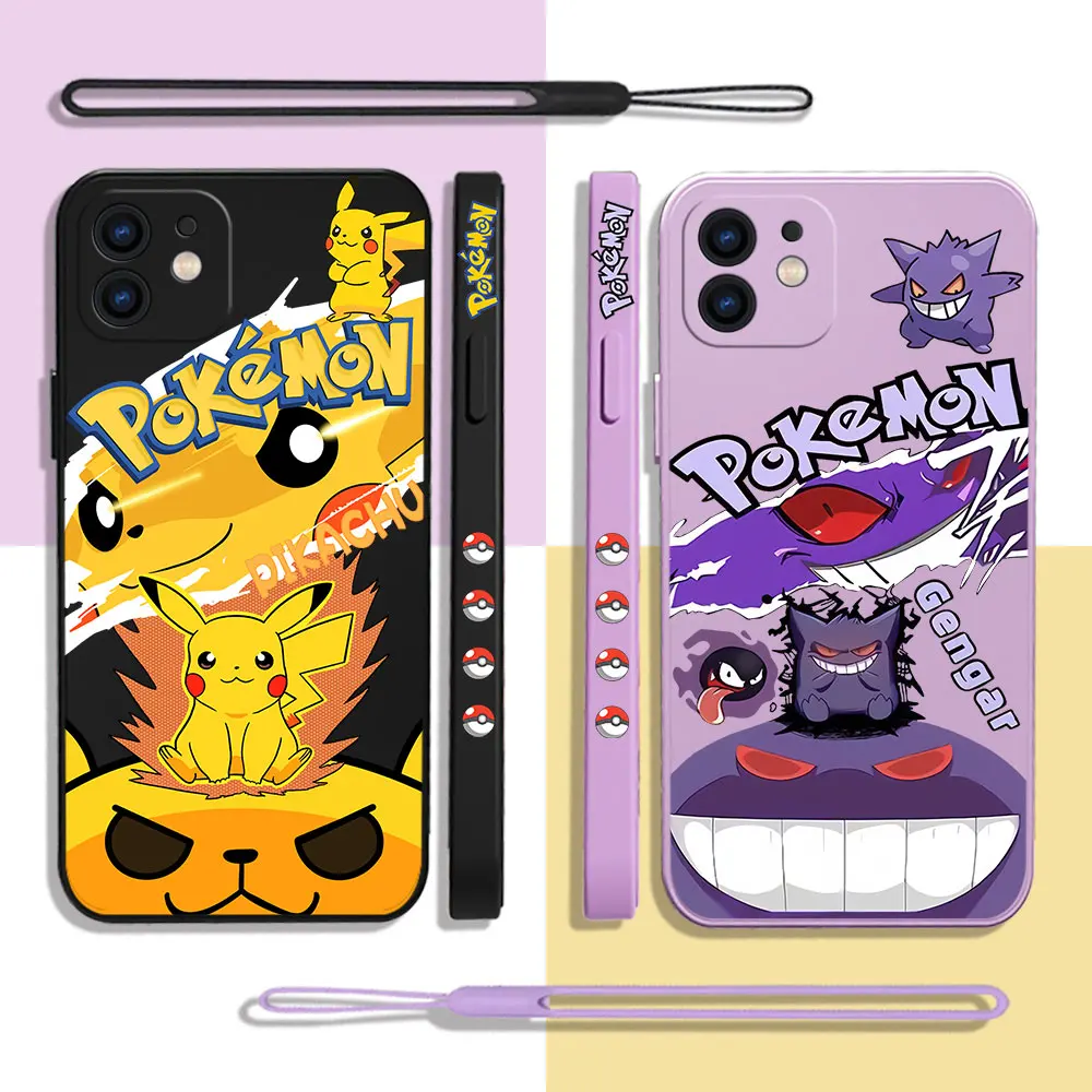 Hot Japan Comics Anime Pokémons Pikachus Gengars Phone Case For iPhone 15 14 13 12 11 Pro Max Mini X XS MAX Plus with Hand Strap
Hot Japan Comics Anime Pokémons Pikachus Gengars Phone Case For iPhone 15 14 13 12 11 Pro Max Mini X XS MAX Plus with Hand Strap