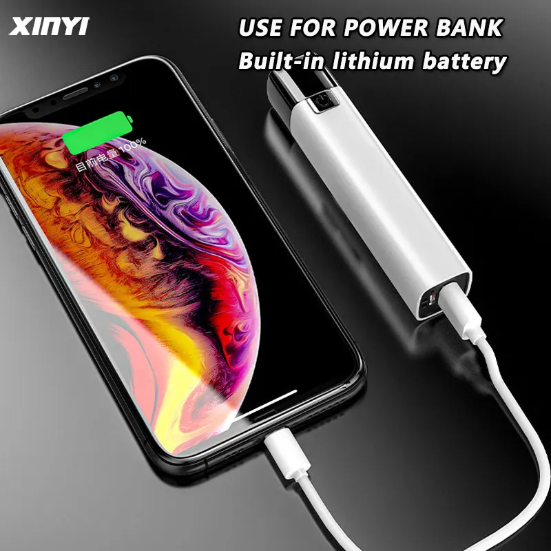 Outdoor Mini Portable Flashlight Torch Lanterna Can Be Used As Power Bank For Xiaomi Mi 9 8 iPhone With USB Cable With Battery
Outdoor Mini Portable Flashlight Torch Lanterna Can Be Used As Power Bank For Xiaomi Mi 9 8 iPhone With USB Cable With Battery