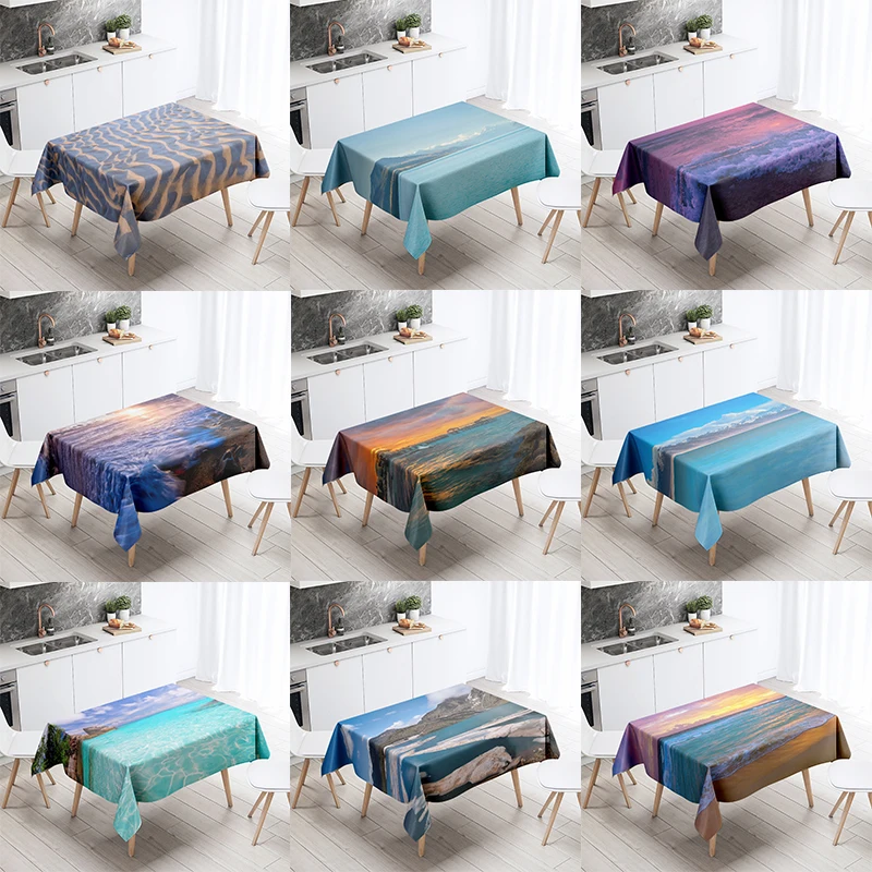 Seaside Scenery Tablecloth Sunset Tablecloth Anti-Stain Waterproof Rectangular Kitchen Dining Table Home Decoration
Seaside Scenery Tablecloth Sunset Tablecloth Anti-Stain Waterproof Rectangular Kitchen Dining Table Home Decoration