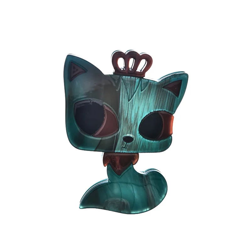 Japan South Korea New Cute Cartoon Acrylic Badge Kitten Pin Multilayer Splicing Horn Plate Brooches for Women wholesale Jewelry
Japan South Korea New Cute Cartoon Acrylic Badge Kitten Pin Multilayer Splicing Horn Plate Brooches for Women wholesale Jewelry