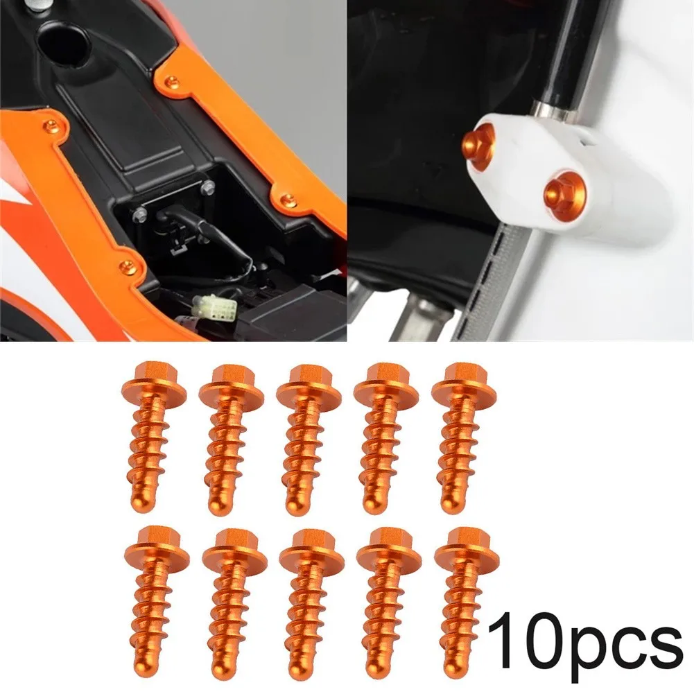 10PCS CNC Fairing Tapping Screw Bolts Kit For EXC EXCF SX SXF 125-500 Orange Car Accessories High-quality Commutating Bolts
10PCS CNC Fairing Tapping Screw Bolts Kit For EXC EXCF SX SXF 125-500 Orange Car Accessories High-quality Commutating Bolts
