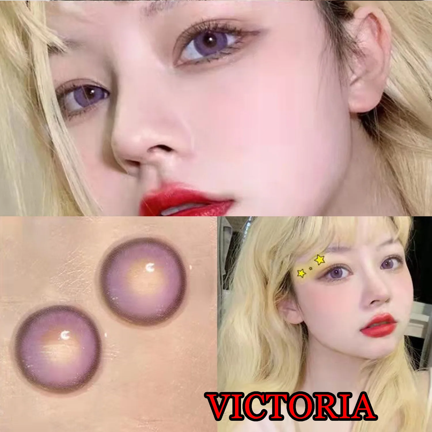 Hotsale Violet Dolly Eye Contact Lenses Colored Teen Girl Cosmetic Makeup Accessories Eyewear Lentes de Victoria
Hotsale Violet Dolly Eye Contact Lenses Colored Teen Girl Cosmetic Makeup Accessories Eyewear Lentes de Victoria