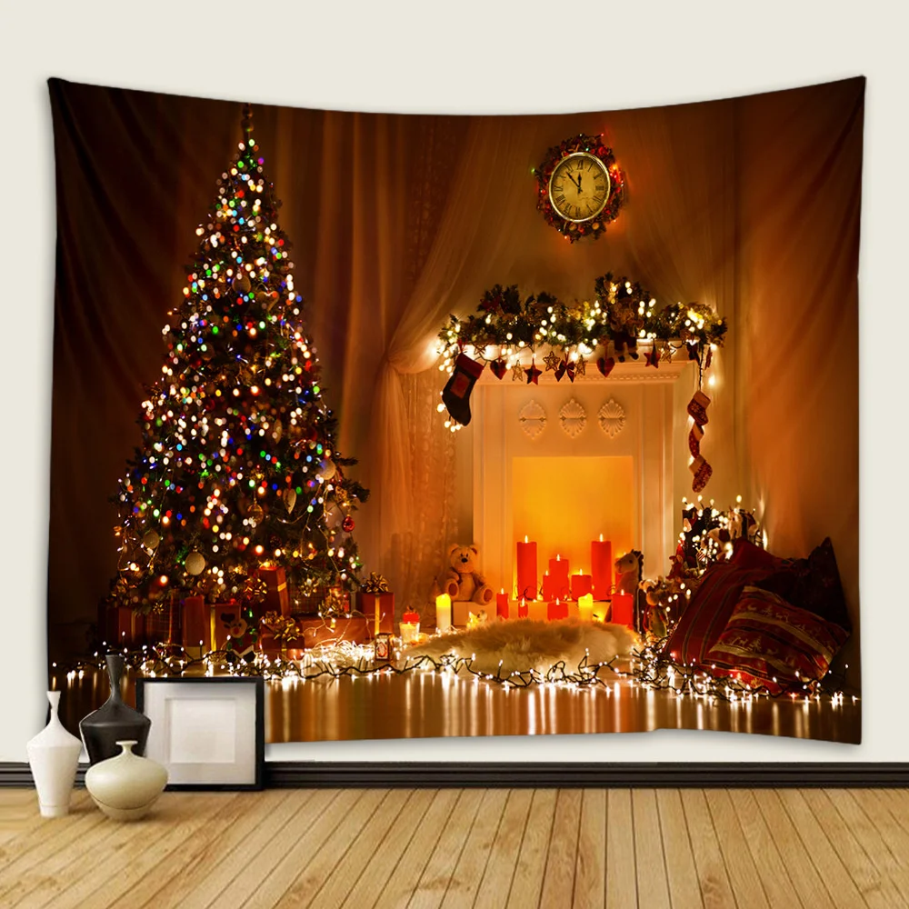 Tapestry Christmas home decoration restaurant room decoration Santa Claus pattern bedroom wall peeling tapestry wall hanging
Tapestry Christmas home decoration restaurant room decoration Santa Claus pattern bedroom wall peeling tapestry wall hanging