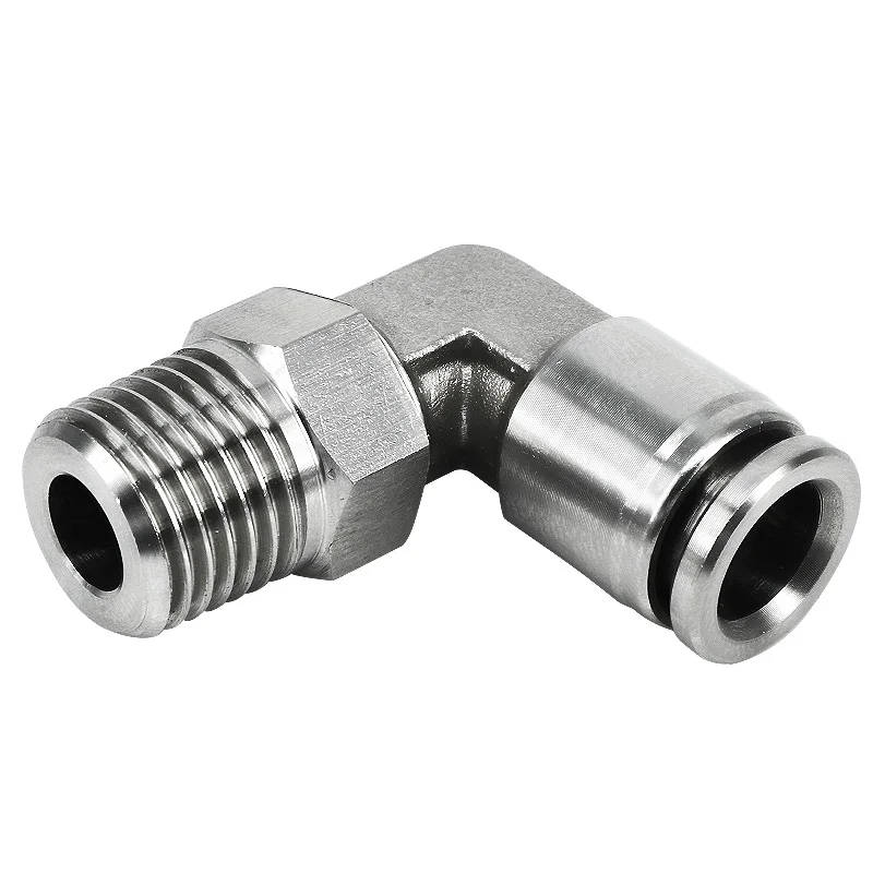 304# Stainless Steel PL Female Male Pneumatic Connector Rotary Reducer Push Air Tube Fittings Pipe 90 Degree Elbow Water Steam
304# Stainless Steel PL Female Male Pneumatic Connector Rotary Reducer Push Air Tube Fittings Pipe 90 Degree Elbow Water Steam