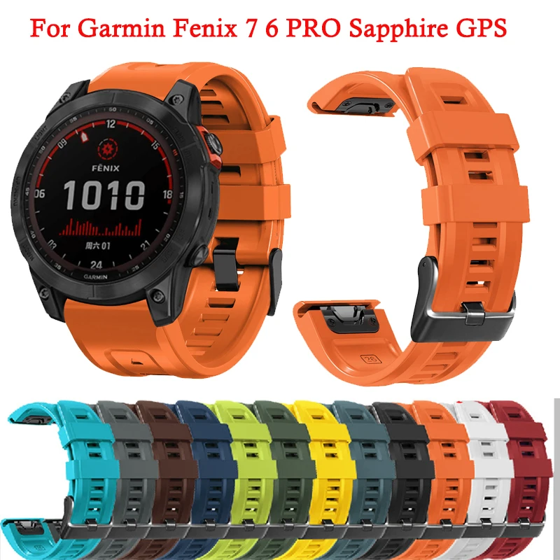 Спортивный силиконовый ремешок 22 мм для Garmin Fenix 7 6 PRO Sapphire GPS Quick Easyfit, ремешок для наручных часов, браслет для Garmin Fenix 5 Plus
Спортивный силиконовый ремешок 22 мм для Garmin Fenix 7 6 PRO Sapphire GPS Quick Easyfit, ремешок для наручных часов, браслет для Garmin Fenix 5 Plus