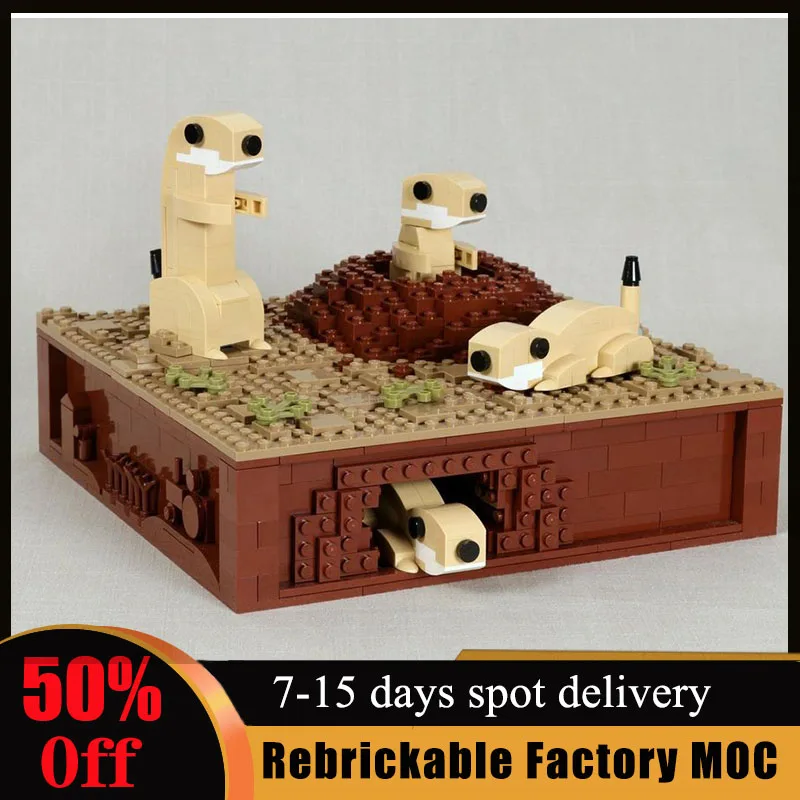 932pcs Creative Customized Moc Building Blocks Kinetic Sculpture Machine Technology Bricks DIY Assembly Prairie Dogs Model Gifts 
932pcs Creative Customized Moc Building Blocks Kinetic Sculpture Machine Technology Bricks DIY Assembly Prairie Dogs Model Gifts