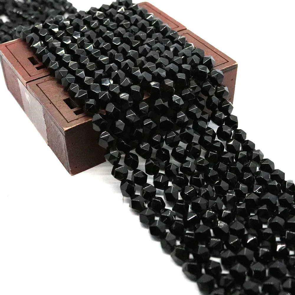 Natural Stone Black Onyx Beads 6-10mm Faceted Round Beads Charm Jewelry DIY Men and Women Necklace Bracelet Earring Accessories
Natural Stone Black Onyx Beads 6-10mm Faceted Round Beads Charm Jewelry DIY Men and Women Necklace Bracelet Earring Accessories