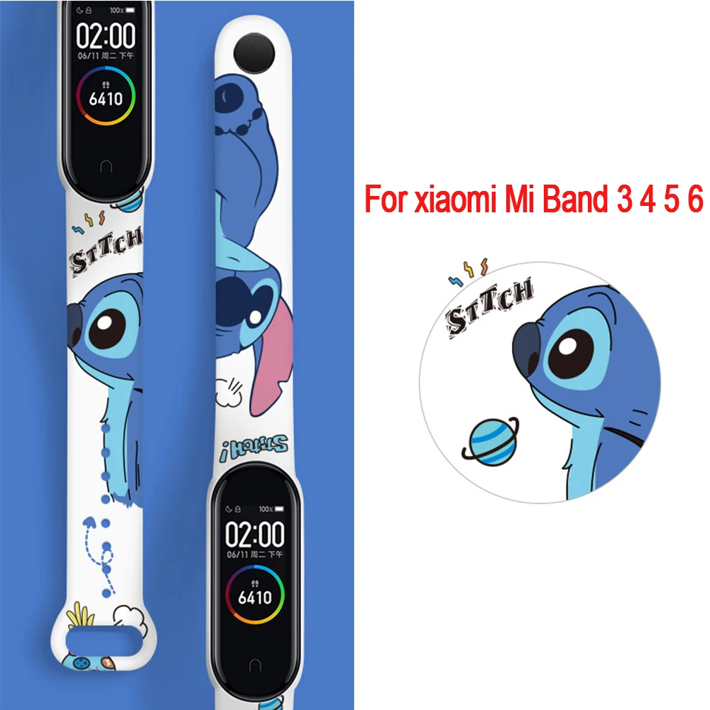 Ремешок силиконовый для Xiaomi Mi Band 5 4 3, браслет на запястье с принтом «Звездные войны», с NFC, «Disney Stitch», band6
Ремешок силиконовый для Xiaomi Mi Band 5 4 3, браслет на запястье с принтом «Звездные войны», с NFC, «Disney Stitch», band6