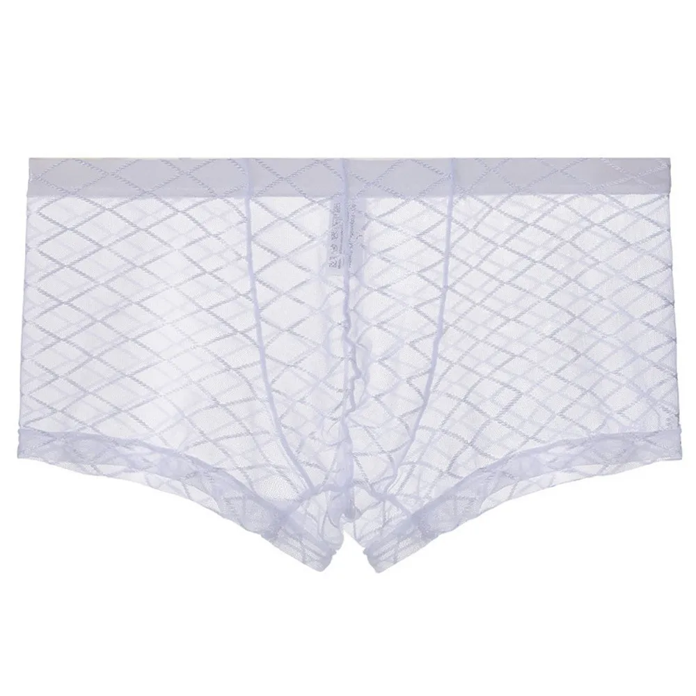 Boxershorts Seamless Silky Soft Underwear Hot Sale Transparent Underwear Shorts Trunks Underpant Top Grid Pants Male Panties New
Boxershorts Seamless Silky Soft Underwear Hot Sale Transparent Underwear Shorts Trunks Underpant Top Grid Pants Male Panties New