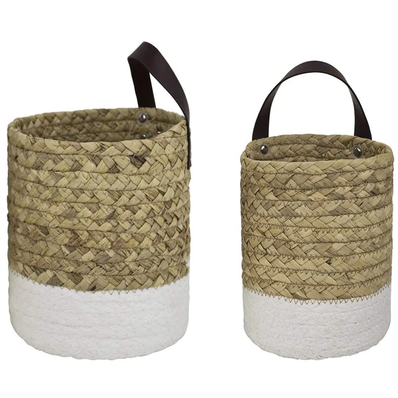 Seagrass тканые корзины, для хранения Set Of 2, настенная фотография, сад корзины-органайзер, коричневый + белый
Seagrass тканые корзины, для хранения Set Of 2, настенная фотография, сад корзины-органайзер, коричневый + белый