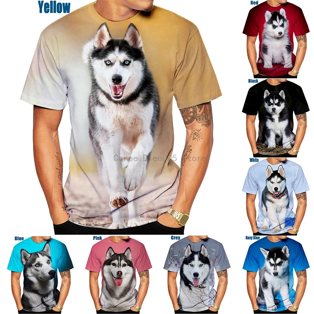 2022 New Fashion 3D T-shirt Animal Siberian Husky Funny Personality Creative Summer O-neck T-shirt S~3XL
2022 New Fashion 3D T-shirt Animal Siberian Husky Funny Personality Creative Summer O-neck T-shirt S~3XL