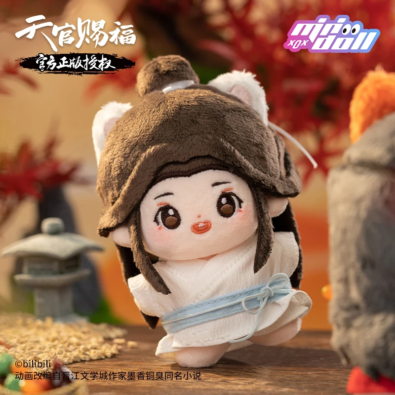 

Официальная оригинальная плюшевая кукла се Лянь Хуа Чэн из аниме Tian Guan Ci Fu, 20 см, стоячие куклы, подарки MDZS, праздник на Хэллоуин