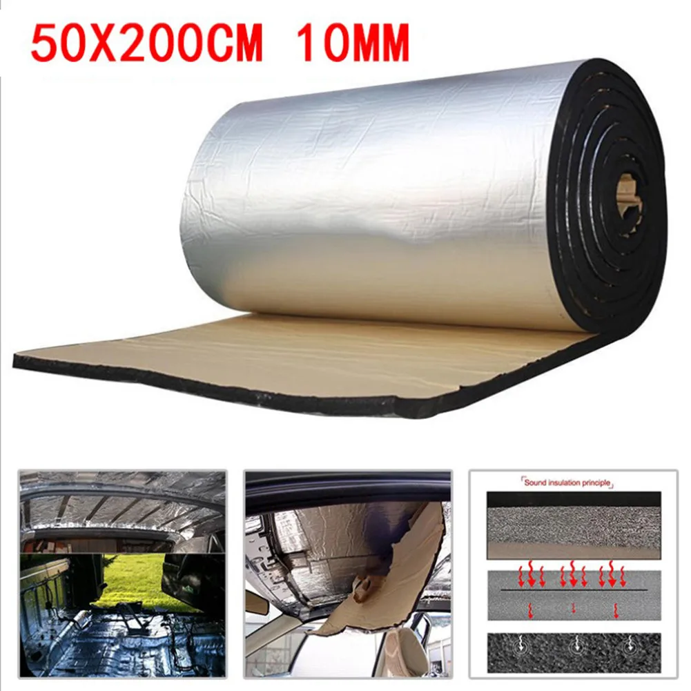 2M*10MM Car Sound Deadener Noise Insulation Acoustic Dampening Foam Subwoofer Mat Sound Thermal Proofing Pad Foam Mat Roll
2M*10MM Car Sound Deadener Noise Insulation Acoustic Dampening Foam Subwoofer Mat Sound Thermal Proofing Pad Foam Mat Roll