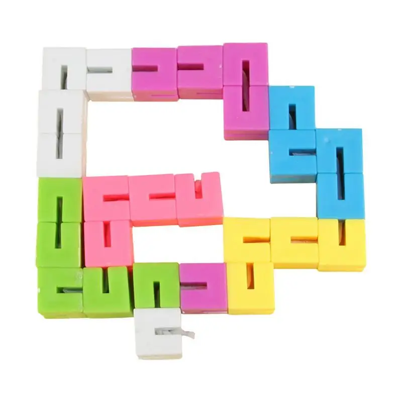 

Snake Cube Twist Puzzle Stocking Stuffers Fidget Snake Twist Puzzle Smooth Fun Educational Fidget Puzzle Cubes Sensory Toys For