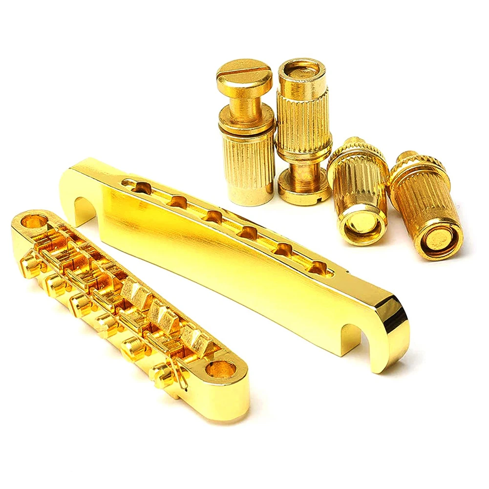 1 Set Of 6 Strings Guitar Tune-O-Matic Bridge Tailpiece W/ Posts For LP SG Epi Electric Guitar Upper And Lower Bridge Set
1 Set Of 6 Strings Guitar Tune-O-Matic Bridge Tailpiece W/ Posts For LP SG Epi Electric Guitar Upper And Lower Bridge Set