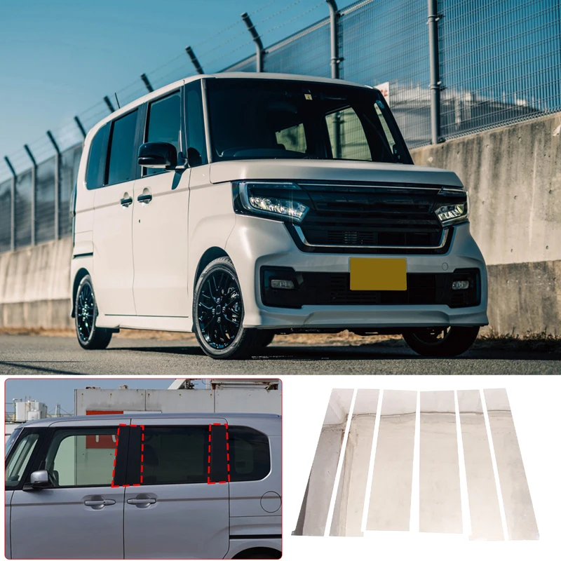 For Honda N-BOX JF3 JF4 2017-2021 Stainless Steel Silver Car Window Center Pillar Decorative Strip Sticker Car Accessories
For Honda N-BOX JF3 JF4 2017-2021 Stainless Steel Silver Car Window Center Pillar Decorative Strip Sticker Car Accessories