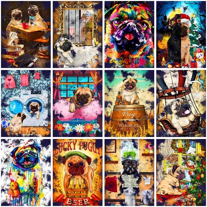 GATYZTORY Oil Picture By Number Dog Animal Canvas Diy Craft Kits Acrylic Paint Coloring Painting By Number For Adults Wall Art
GATYZTORY Oil Picture By Number Dog Animal Canvas Diy Craft Kits Acrylic Paint Coloring Painting By Number For Adults Wall Art