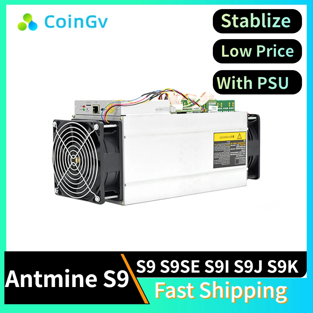 Antminer S9 S9SE S9I S9J S9K 1300/1400W 13T/14T Asic Miner криптовалюты лучше чем 13,5 t 14t 14,5 t S15 S17 T15 T17
Antminer S9 S9SE S9I S9J S9K 1300/1400W 13T/14T Asic Miner криптовалюты лучше чем 13,5 t 14t 14,5 t S15 S17 T15 T17