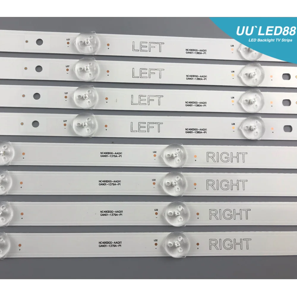 8 шт. светодиодная подсветка для 49UK6200 49UK6300 49LK5700PSC 49UJ630V 49UJ6300 49LK5700 49LJ5550
8 шт. светодиодная подсветка для 49UK6200 49UK6300 49LK5700PSC 49UJ630V 49UJ6300 49LK5700 49LJ5550