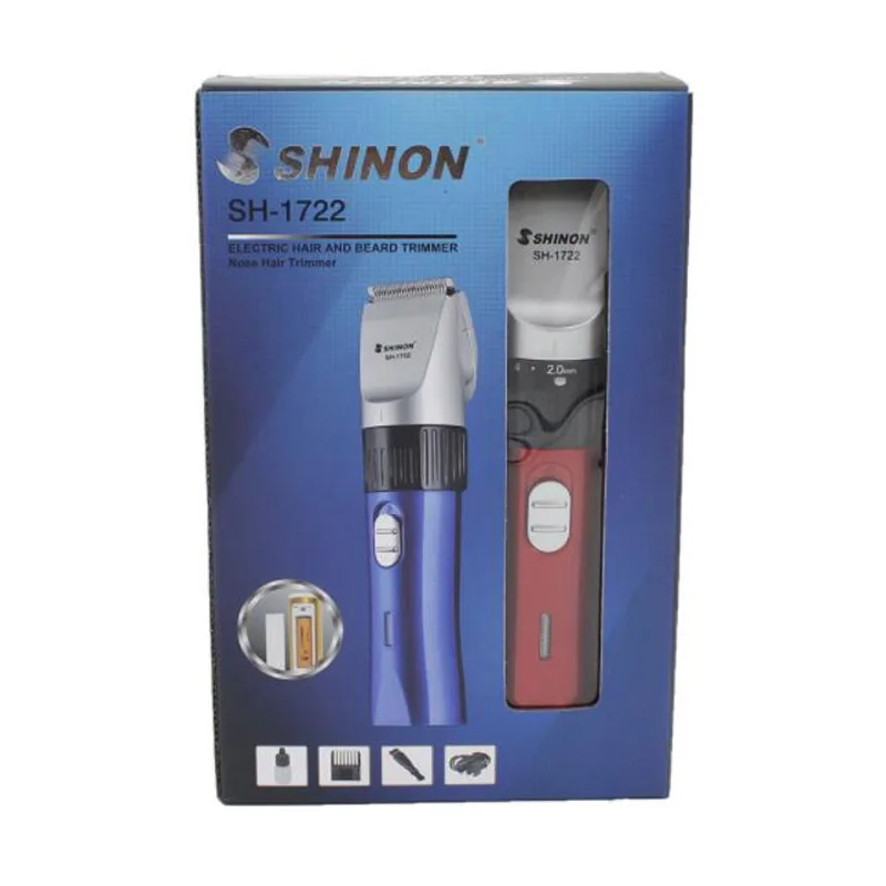 

SHINON SH-1722 Rechargeable or Battery Cordless Electric Hair Trimmer Styling Tools Hair Clippers Cutting Shaver Razor Machine