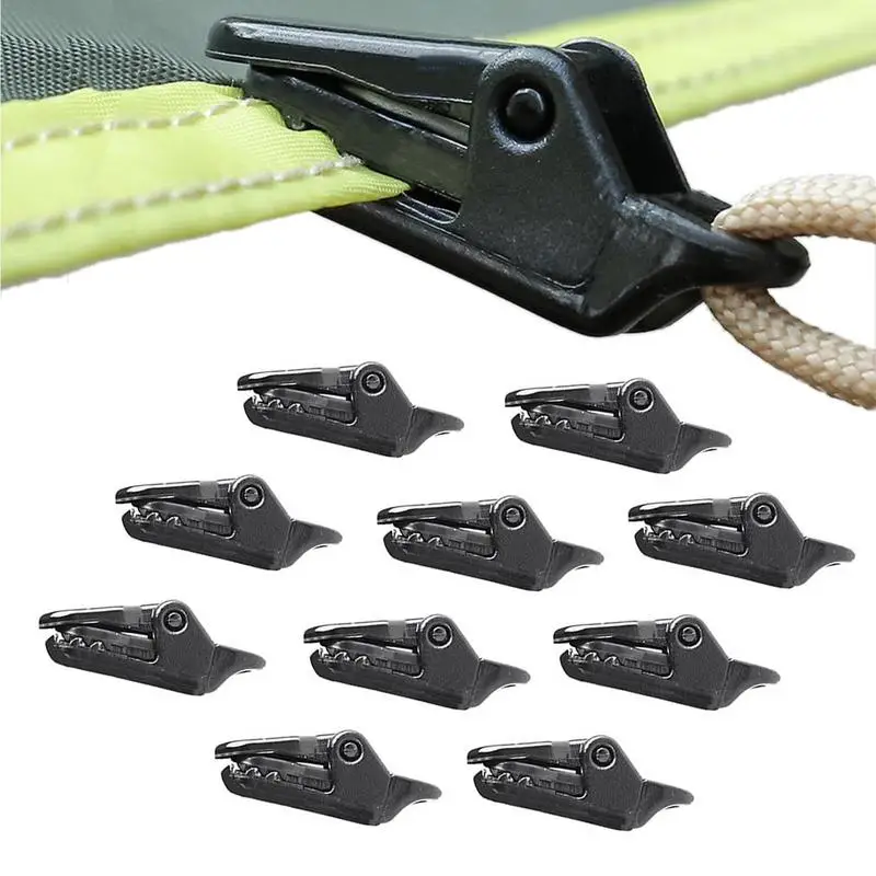 Tarp Clamps Waterproof Cloth Clip Pressure Lock Design Fixed Tarp Excellent Grip Locking Handle Alligator Clip Design For Tents
Tarp Clamps Waterproof Cloth Clip Pressure Lock Design Fixed Tarp Excellent Grip Locking Handle Alligator Clip Design For Tents