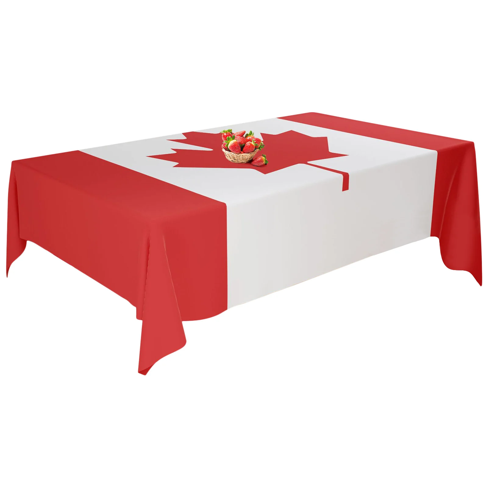 

Canadian Flag Table Cover Canada Flag Maple Leaf Table Cloth Patriotic Table Decorations For National Day Dinner Party More