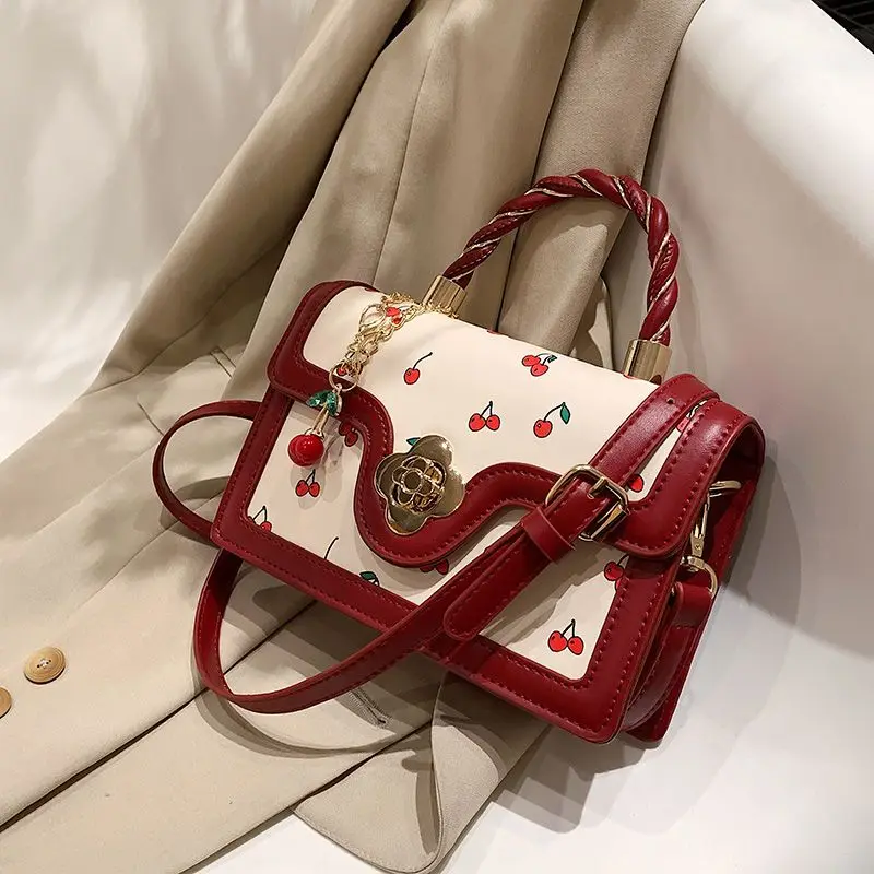 2023 New Sweet Print Crossbody Bags for Women Elegant Cute Cherry Shoulder Bag Office Lady Simple PU Pack Bolsos Mujer
2023 New Sweet Print Crossbody Bags for Women Elegant Cute Cherry Shoulder Bag Office Lady Simple PU Pack Bolsos Mujer