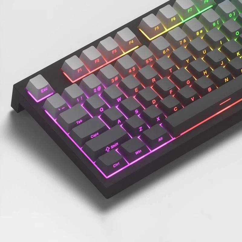 Double Shot RGB Backlit PBT Keycap Side Printed Shine Through Keycap OEM Profile for Gateron Cherry MX Switch Gaming Keyboards
Double Shot RGB Backlit PBT Keycap Side Printed Shine Through Keycap OEM Profile for Gateron Cherry MX Switch Gaming Keyboards