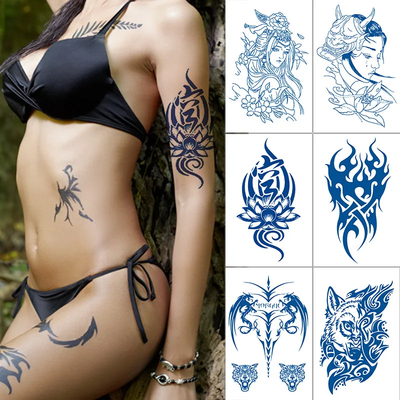 Disposable Semi-permanent Half-arm Fake Tattoo Stickers Tattoos For Men And Women Waterproof Temporary Tattoo Stickers
Disposable Semi-permanent Half-arm Fake Tattoo Stickers Tattoos For Men And Women Waterproof Temporary Tattoo Stickers