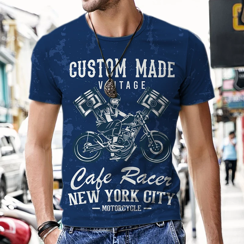 Casual Men's T-shirts Punk Motorcycle Design Street Funny Short Sleeve Oversized T-shirt Luxury Hip-hop 3D Printed Summer Outfit
Casual Men's T-shirts Punk Motorcycle Design Street Funny Short Sleeve Oversized T-shirt Luxury Hip-hop 3D Printed Summer Outfit