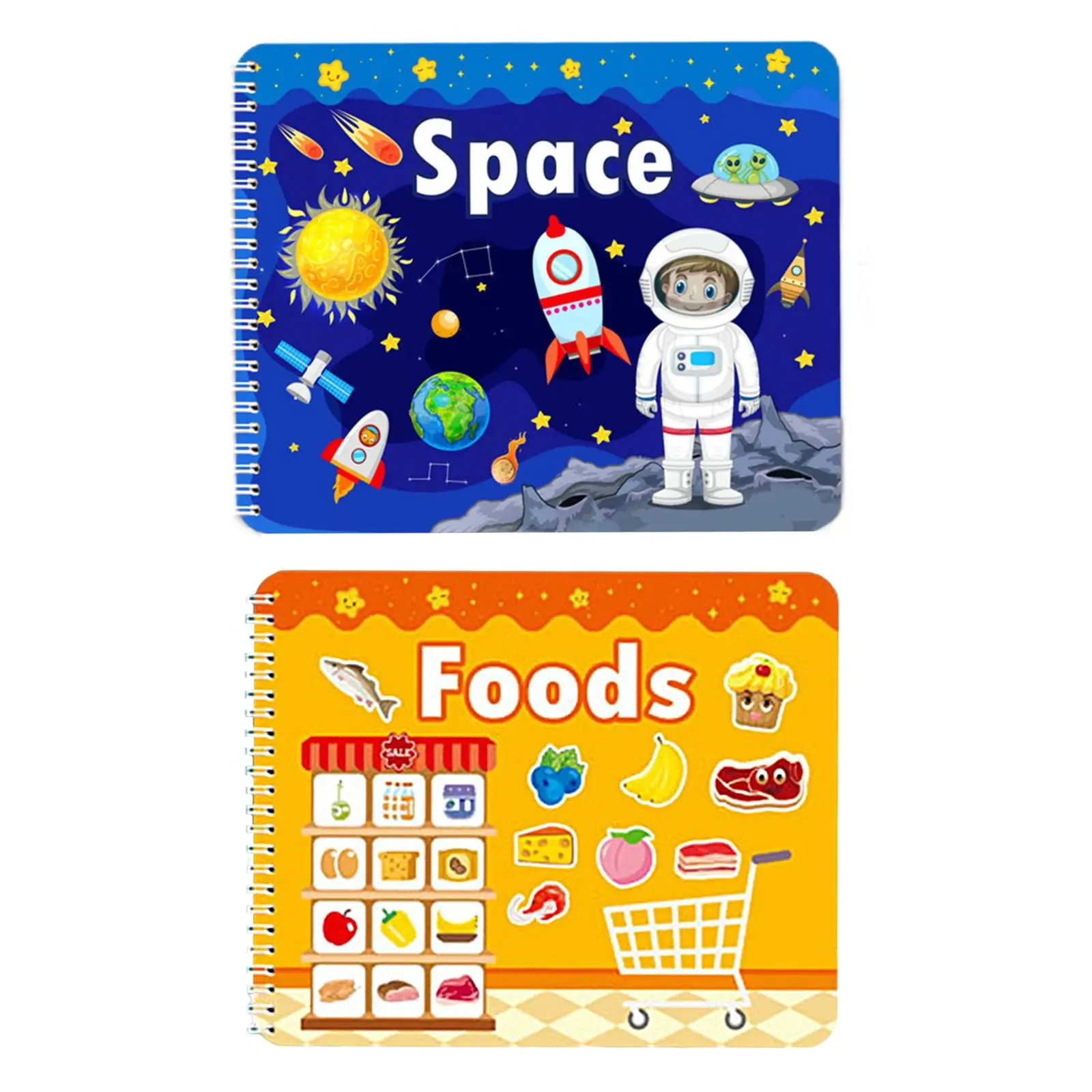 Montessori Toy Busy Book Portable Learning Toys Preschool Sticker Book for Parent-Child Interaction Toddlers Age 3-6 Kids 
Montessori Toy Busy Book Portable Learning Toys Preschool Sticker Book for Parent-Child Interaction Toddlers Age 3-6 Kids