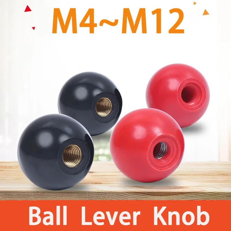 2Pcs Red Black Copper Core /Bakelite Core/Iron Core Ball Lever Knob Machine Tool Replacement Round Handle M4 M5 M6 M8 M10 M12
2Pcs Red Black Copper Core /Bakelite Core/Iron Core Ball Lever Knob Machine Tool Replacement Round Handle M4 M5 M6 M8 M10 M12