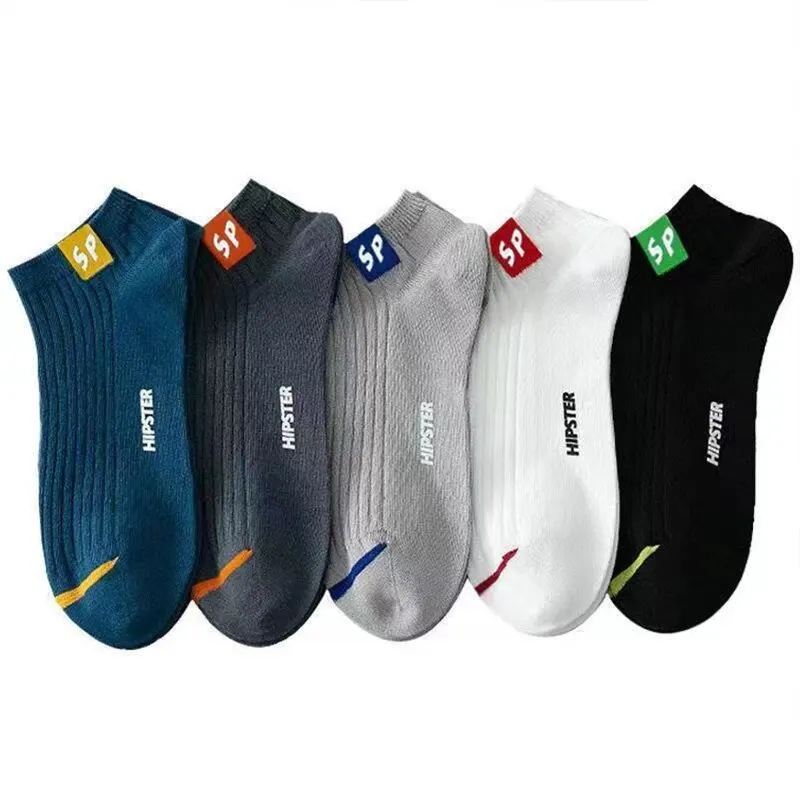 5Pair Autumn Winter Men Socks Breathable Cotton Shallow Low Sports Sock Letters Short Socks Breathable Deodorant Business Socks
5Pair Autumn Winter Men Socks Breathable Cotton Shallow Low Sports Sock Letters Short Socks Breathable Deodorant Business Socks