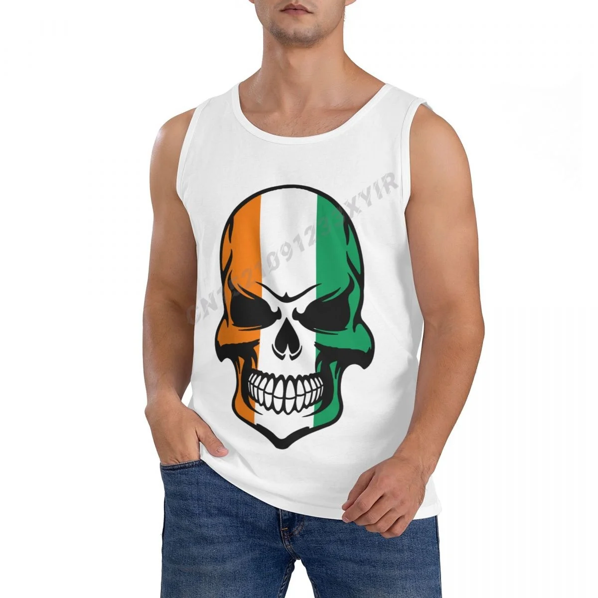 Men Tank Top Cote D'Ivoire Flag Ivorians Cool Skull TankTop Men's Shirt 100% Cotton S-3XL O-neck Sleeveless Cool Summer
Men Tank Top Cote D'Ivoire Flag Ivorians Cool Skull TankTop Men's Shirt 100% Cotton S-3XL O-neck Sleeveless Cool Summer