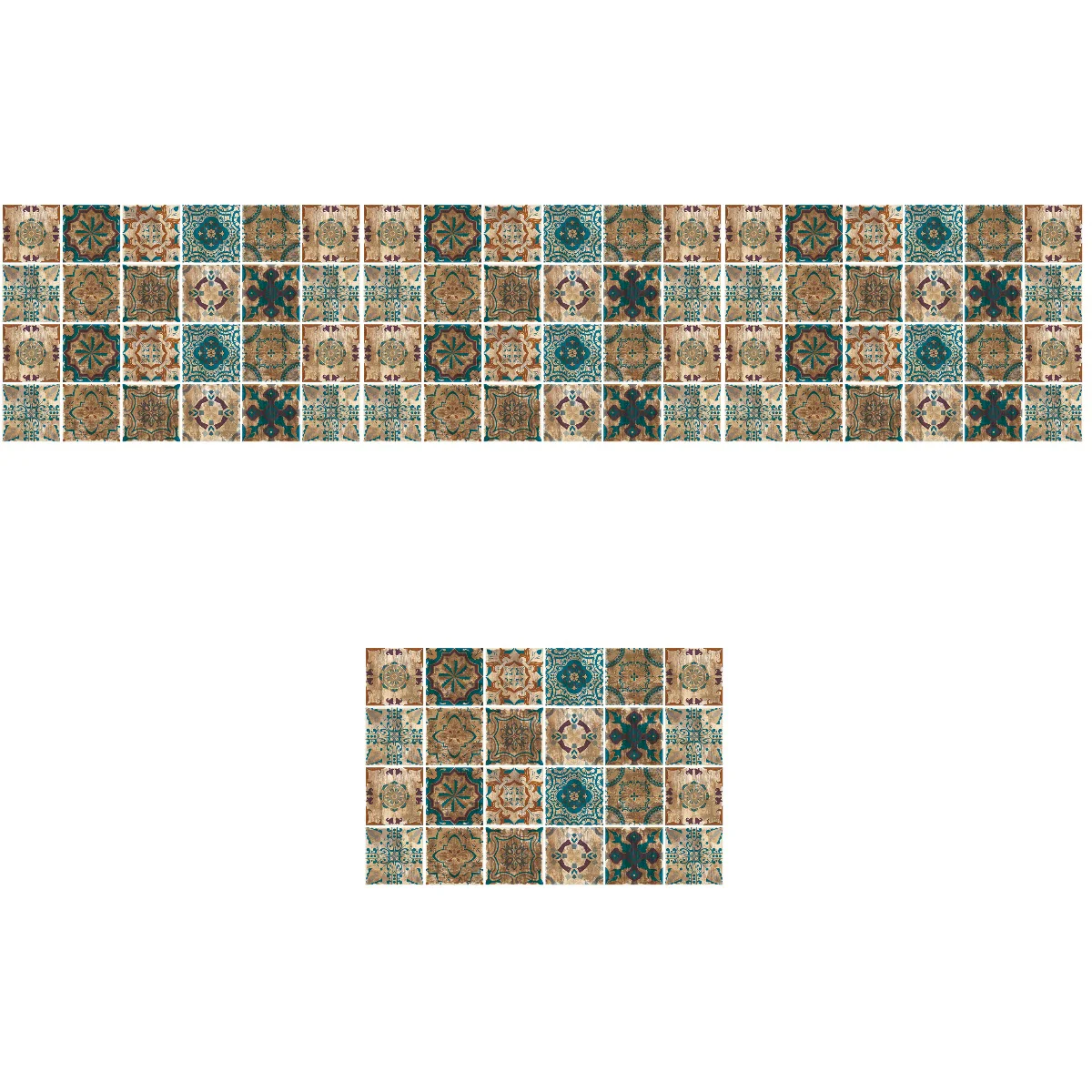 96 pcs Kitchen Bathroom Wall Stickers Vintage Style Wallpaper Decorative Tile Stickers
96 pcs Kitchen Bathroom Wall Stickers Vintage Style Wallpaper Decorative Tile Stickers